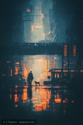 Cyberpunk Rain